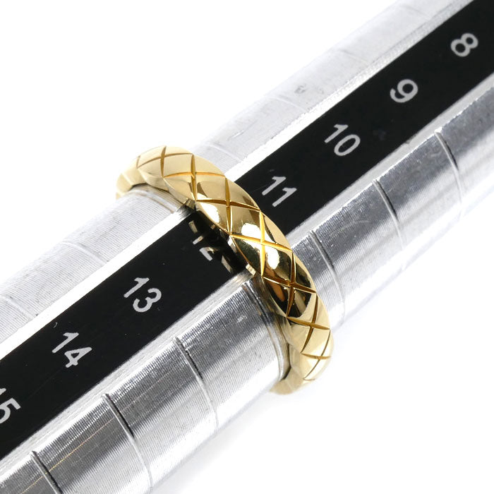 CHANEL シャネル K18YG イエローゴールド ココ クラッシュ リング・指輪 J11794 11.5号 52 3.7g レディース【中古】【美品】