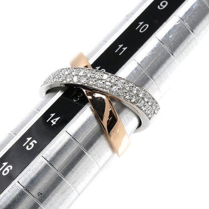 Vendome Aoyama ヴァンドーム青山 K18PG ピンクゴールド Pt900プラチナ リング・指輪 ダイヤモンド0.46ct 12.5号 7.5g レディース【中古】【美品】