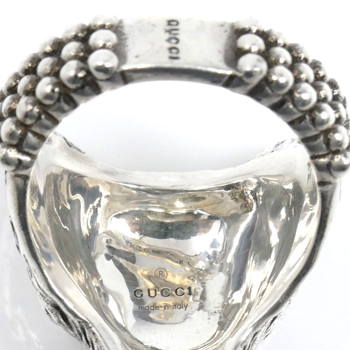 GUCCI ANGERFOREST ウルフヘッド シルバー925 リング 25号 楽天市場】グッチ リング メンズジュエリー シルバー925 アンガー