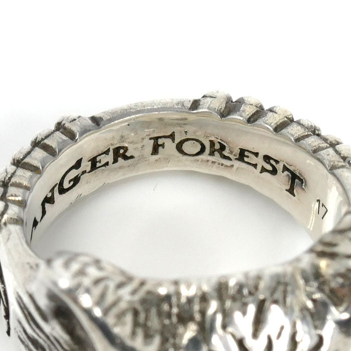 GUCCI グッチ シルバー925 アンガーフォレスト ウルフヘッド リング・指輪 16号 18.1g メンズ【中古】