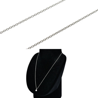 TIFFANY&Co. ティファニー Pt950プラチナ ソリティア ネックレス ダイヤモンド0.41ct 2.5g 42cm レディース【中古】【美品】