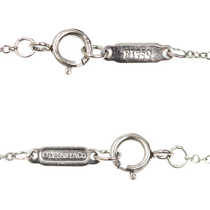 TIFFANY&Co. ティファニー Pt950プラチナ ソリティア ネックレス ダイヤモンド0.41ct 2.5g 42cm レディース【中古】【美品】