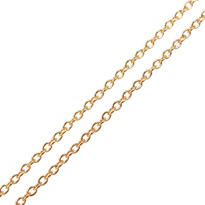 PIAGET ピアジェ K18PG ピンクゴールド ローズ 1P ダイヤ ネックレス G33U0081 ダイヤモンド 4.0g 42cm レディース【中古】【美品】