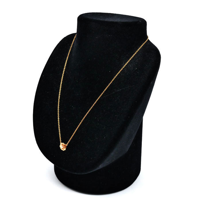 PIAGET ピアジェ K18PG ピンクゴールド ローズ 1P ダイヤ ネックレス G33U0081 ダイヤモンド 4.0g 42cm レディース【中古】【美品】