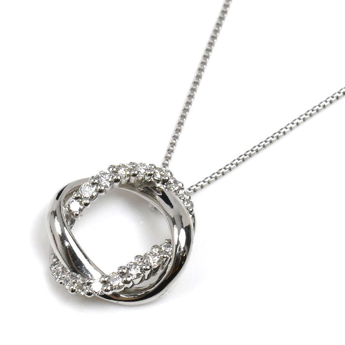 Vendome Aoyama ヴァンドーム青山 Pt950/850 ネックレス ダイヤモンド0.19ct 3.7g 40cm レディース【中古】