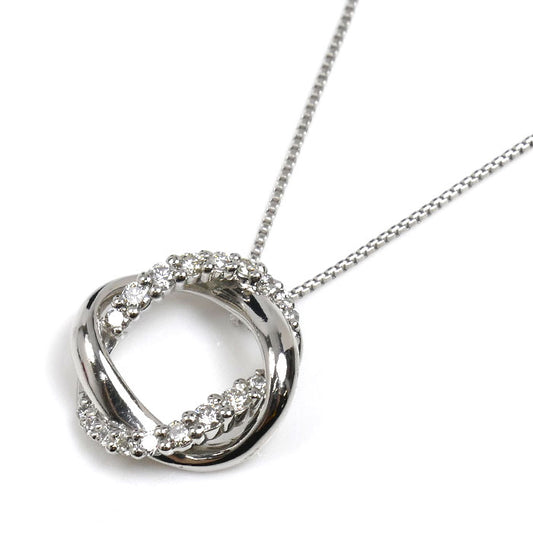 Vendome Aoyama ヴァンドーム青山 Pt950/850 ネックレス ダイヤモンド0.19ct 3.7g 40cm レディース【中古】