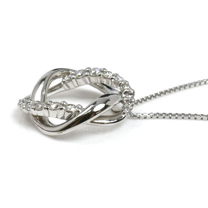 Vendome Aoyama ヴァンドーム青山 Pt950/850 ネックレス ダイヤモンド0.19ct 3.7g 40cm レディース【中古】