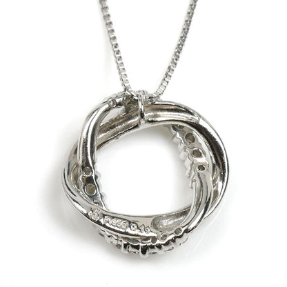 Vendome Aoyama ヴァンドーム青山 Pt950/850 ネックレス ダイヤモンド0.19ct 3.7g 40cm レディース【中古】