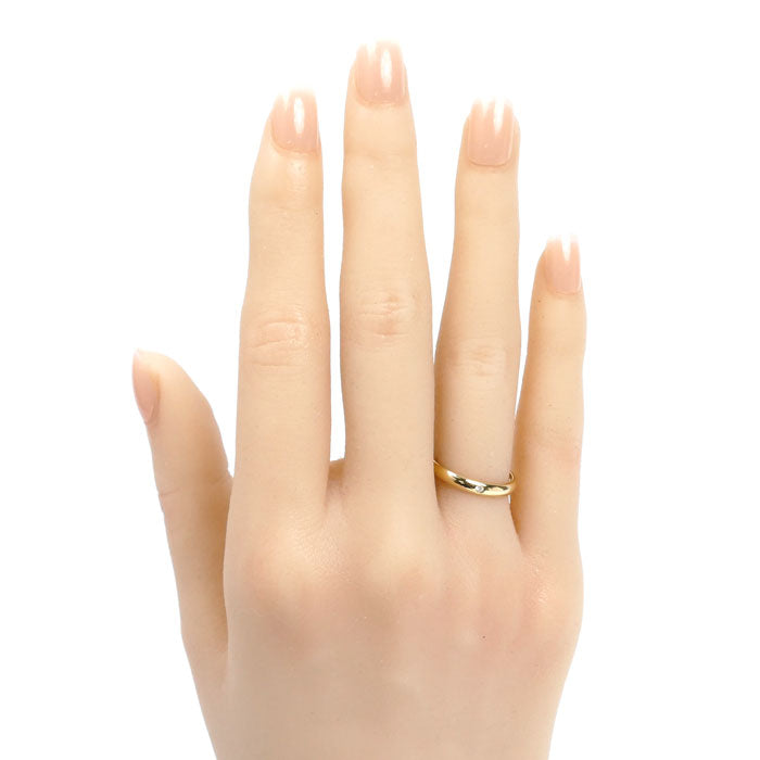 CARTIER カルティエ K18YG イエローゴールド ウェデング 1895 1P ダイヤ リング・指輪 B4057650 ダイヤモンド 10号 50 2.2g レディース【中古】【美品】