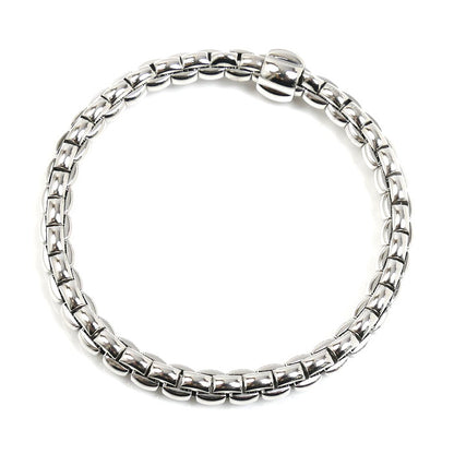 FOPE K18WG ホワイトゴールド フレキシブル FLEX’IT ブレスレット 23.1g 18cm レディース【中古】