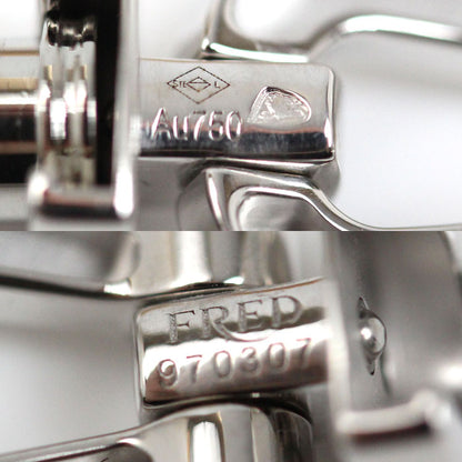 FRED フレッド K18WG/SS フォース10 ラージ ブレスレット 0B0005-6B0109 18.7g 17cm レディース【中古】【美品】