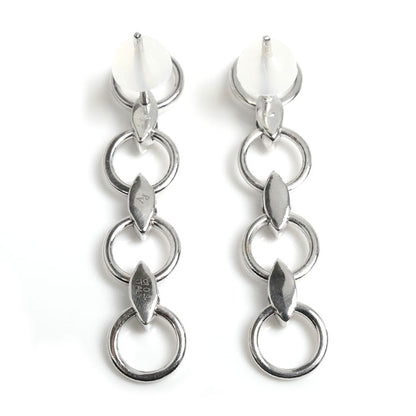 Ponte Vecchio ポンテヴェキオ K18WG ホワイトゴールド ダイヤ ピアス ダイヤモンド0.38ct 5.0g レディース【中古】【美品】