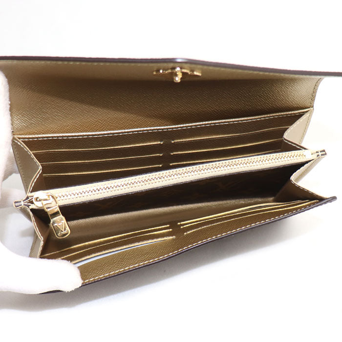 LOUIS VUITTON ルイ・ヴィトン ヴィヴィエンヌ ポルトフォイユサラ 長財布 モノグラム M15336 ICチップ レディース【中古】【美品】