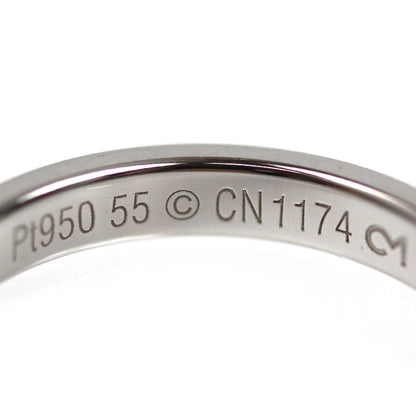 CARTIER カルティエ Pt950プラチナ エングレーブド リング・指輪 14.5号 55 5.5g レディース【中古】【美品】