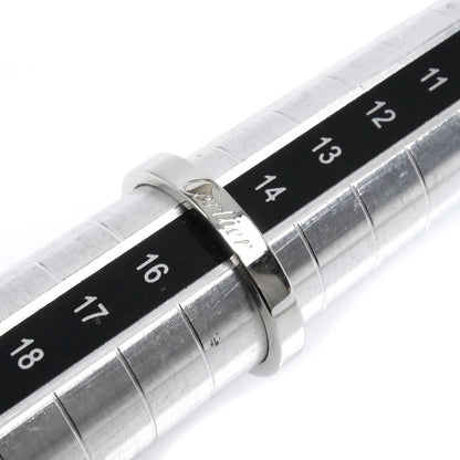 CARTIER カルティエ Pt950プラチナ エングレーブド リング・指輪 14.5号 55 5.5g レディース【中古】【美品】