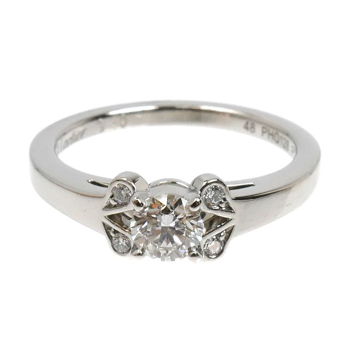 CARTIER カルティエ Pt950プラチナ バレリーナ リング・指輪 CRN4198048 ダイヤモンド0.30ct 8号 48 4.5g レディース【中古】【美品】