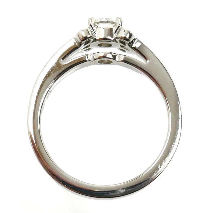 CARTIER カルティエ Pt950プラチナ バレリーナ リング・指輪 CRN4198048 ダイヤモンド0.30ct 8号 48 4.5g レディース【中古】【美品】