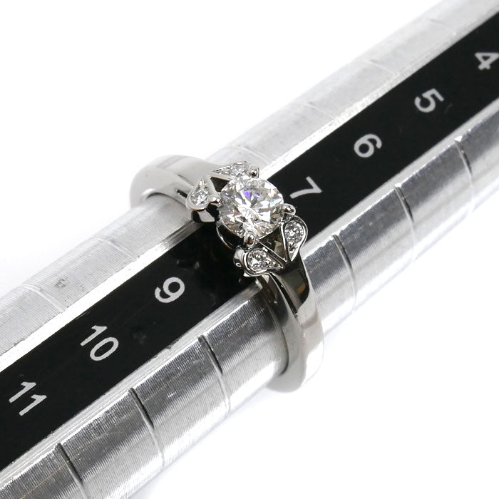 CARTIER カルティエ Pt950プラチナ バレリーナ リング・指輪 CRN4198048 ダイヤモンド0.30ct 8号 48 4.5g レディース【中古】【美品】