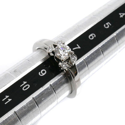 CARTIER カルティエ Pt950プラチナ バレリーナ リング・指輪 CRN4198048 ダイヤモンド0.30ct 8号 48 4.5g レディース【中古】【美品】