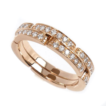 CARTIER カルティエ K18PG ピンクゴールド マイヨンパンテール ハーフダイヤ リング・指輪 B4098850 ダイヤモンド 10号 50 5.8g セミパヴェセッティング レディース【中古】【美品】