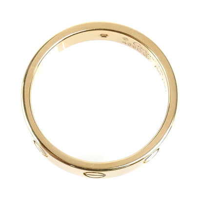 CARTIER カルティエ K18YG イエローゴールド ミニラブ 1P ダイヤ リング・指輪 B4056156 ダイヤモンド 15.5号 56 4.8g レディース【中古】【美品】