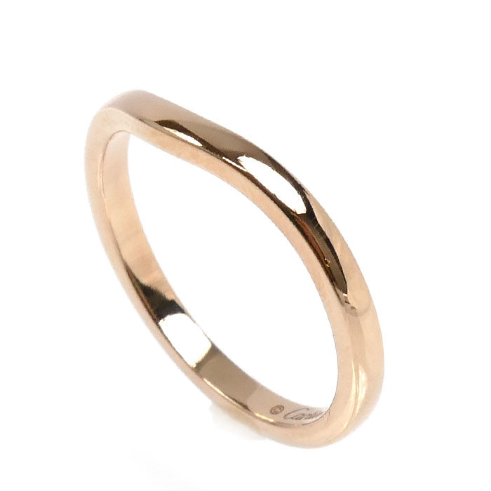 CARTIER カルティエ K18PG ピンクゴールド バレリーナ カーブ ウェデング リング・指輪 B4098551 10.5号 51 2.4g レディース【中古】【美品】
