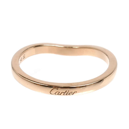 CARTIER カルティエ K18PG ピンクゴールド バレリーナ カーブ ウェデング リング・指輪 B4098551 10.5号 51 2.4g レディース【中古】【美品】