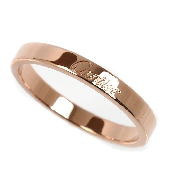 CARTIER カルティエ K18PG ピンクゴールド ウェディング リング・指輪 B4087261 20.5号 61 4.3g メンズ【中古】【美品】