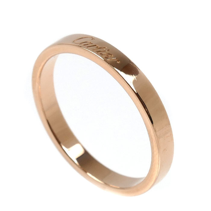 CARTIER カルティエ K18PG ピンクゴールド ウェディング リング・指輪 B4087261 20.5号 61 4.3g メンズ【中古】【美品】