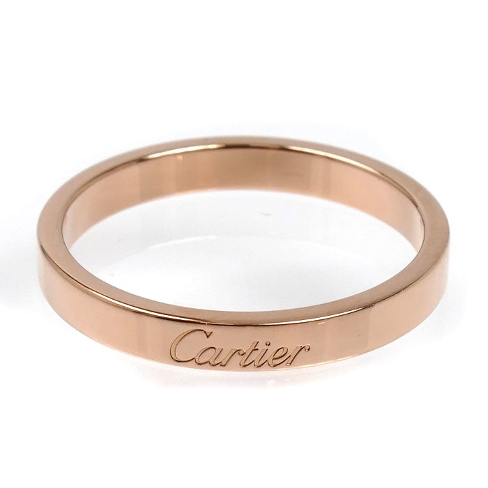 CARTIER カルティエ K18PG ピンクゴールド ウェディング リング・指輪 B4087261 20.5号 61 4.3g メンズ【中古】【美品】