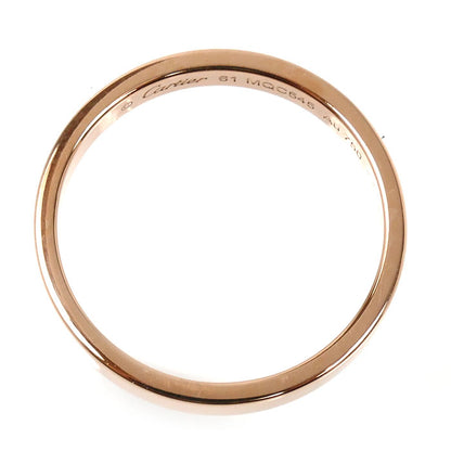CARTIER カルティエ K18PG ピンクゴールド ウェディング リング・指輪 B4087261 20.5号 61 4.3g メンズ【中古】【美品】