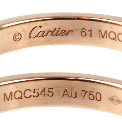 CARTIER カルティエ K18PG ピンクゴールド ウェディング リング・指輪 B4087261 20.5号 61 4.3g メンズ【中古】【美品】