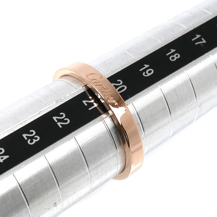 CARTIER カルティエ K18PG ピンクゴールド ウェディング リング・指輪 B4087261 20.5号 61 4.3g メンズ【中古】【美品】
