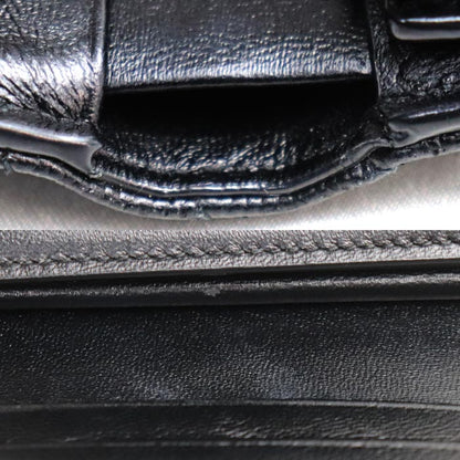 SAINT LAURENT サンローラン モノグラム マルチフォールドウォレット 三つ折り財布 ブラック 692061 BOW01 1000 レディース【中古】