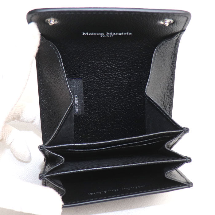 MAISON MARGIELA メゾンマルジェラ 4ステッチ コインケース カードケース ブラック SA3VX0010 P4806 T8013 メンズ【中古】【美品】