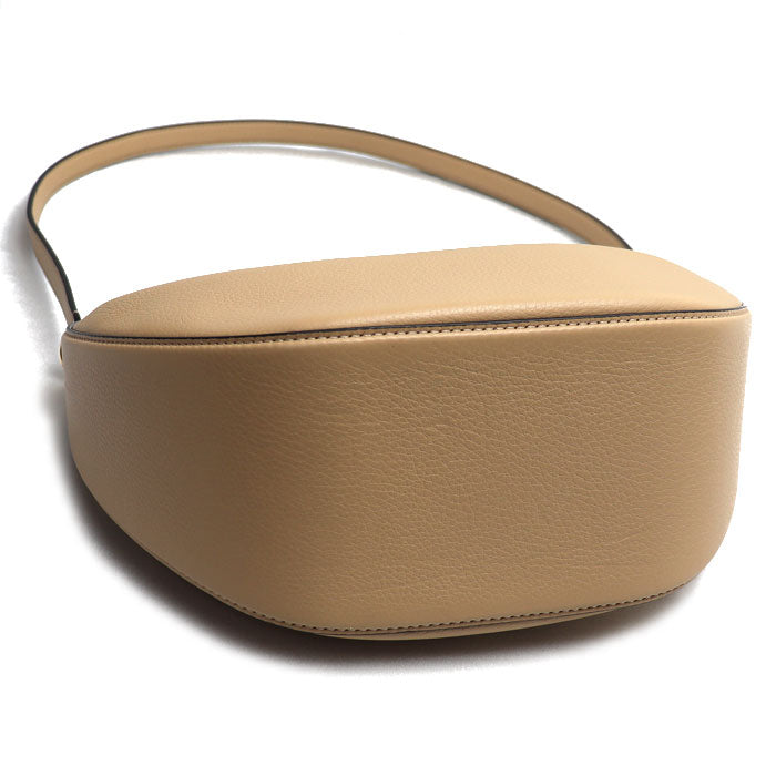Valentino Garavani ヴァレンティノ・ガラヴァーニ Vロゴ ホーボー ムーン 2Wayショルダーバッグ ベージュ 5W2B0Q42JDK レディース【中古】【美品】