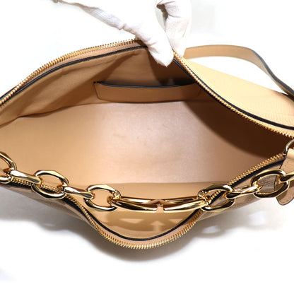 Valentino Garavani ヴァレンティノ・ガラヴァーニ Vロゴ ホーボー ムーン 2Wayショルダーバッグ ベージュ 5W2B0Q42JDK レディース【中古】【美品】