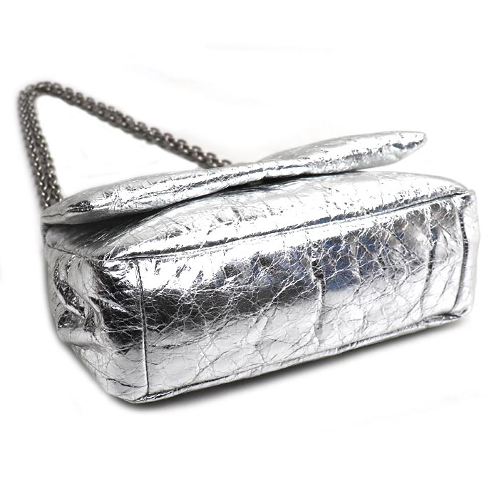 BALENCIAGA バレンシアガ モナコ チェーンショルダー ショルダーバッグ シルバー 781672 レディース【中古】【美品】