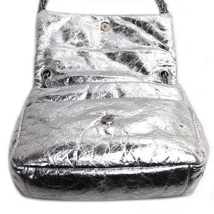 BALENCIAGA バレンシアガ モナコ チェーンショルダー ショルダーバッグ シルバー 781672 レディース【中古】【美品】