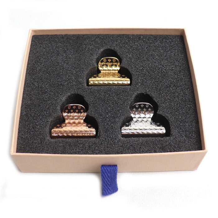 LOUIS VUITTON ルイ・ヴィトン GP アクセソワール シュブ・ナノグラム ヘアアクセサリー ヘアクリップ M68389 US0139 レディース【中古】【美品】
