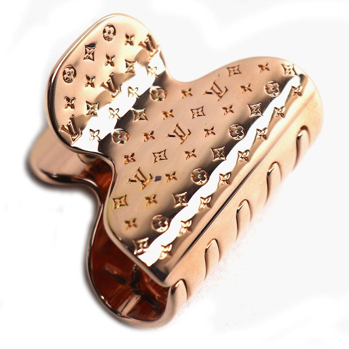 LOUIS VUITTON ルイ・ヴィトン GP アクセソワール シュブ・ナノグラム ヘアアクセサリー ヘアクリップ M68389 US0139 レディース【中古】【美品】
