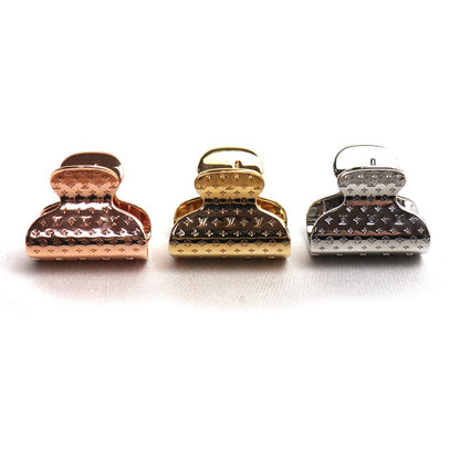LOUIS VUITTON ルイ・ヴィトン GP アクセソワール シュブ・ナノグラム ヘアアクセサリー ヘアクリップ M68389 US0139 レディース【中古】【美品】