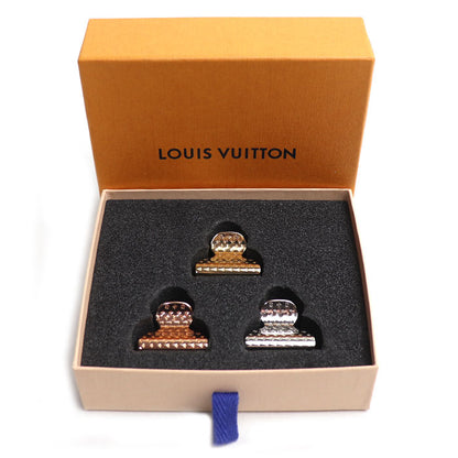 LOUIS VUITTON ルイ・ヴィトン GP アクセソワール シュブ・ナノグラム ヘアアクセサリー ヘアクリップ M68389 US0139 レディース【中古】【美品】