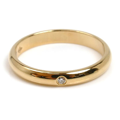 CARTIER カルティエ K18YG イエローゴールド 1895 ウェディング 1Pダイヤ リング・指輪 B4057648 ダイヤモンド 8号 48 2.2g レディース【中古】【美品】