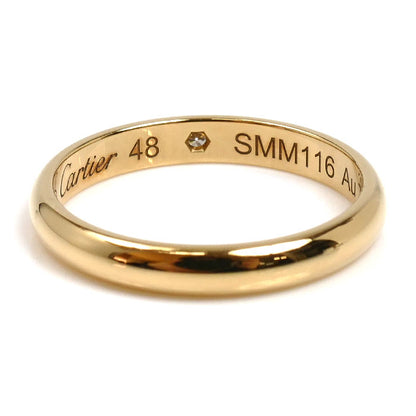 CARTIER カルティエ K18YG イエローゴールド 1895 ウェディング 1Pダイヤ リング・指輪 B4057648 ダイヤモンド 8号 48 2.2g レディース【中古】【美品】
