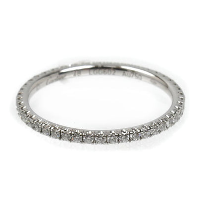 CARTIER カルティエ K18WG ホワイトゴールド エタンセル ドゥ カルティエ フルエタニティ リング・指輪 B4210448 ダイヤモンド 8号 48 1.1g レディース【中古】【美品】