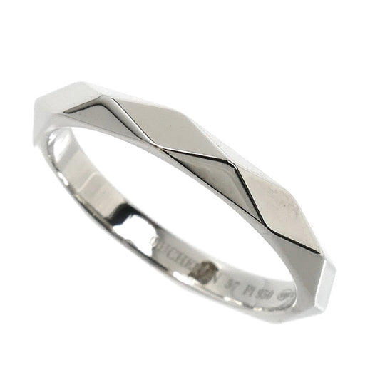 Boucheron ブシュロン Pt950プラチナ ファセット ミディアム リング・指輪 JAL00014 16.5号 57 4.9g レディース【中古】【美品】