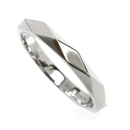 Boucheron ブシュロン Pt950プラチナ ファセット ミディアム リング・指輪 JAL00014 16.5号 57 4.9g レディース【中古】【美品】