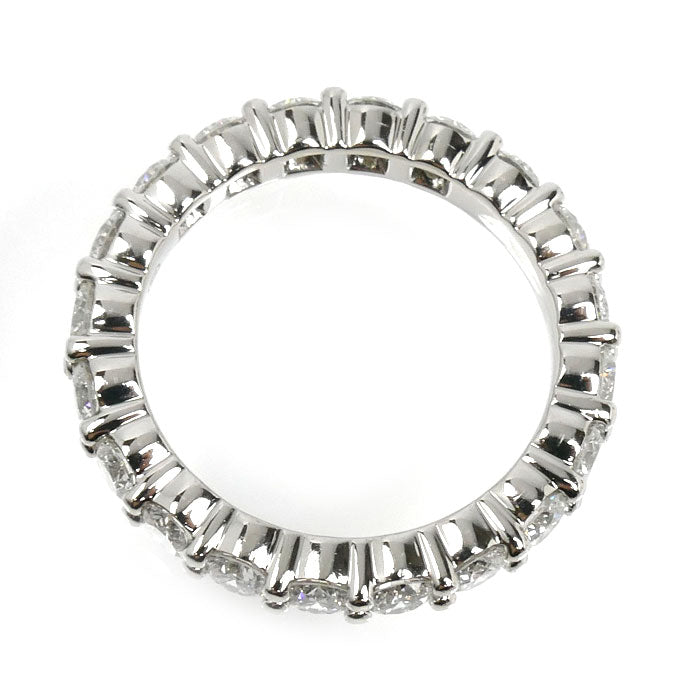 HARRY WINSTON ハリーウィンストン Pt950プラチナ プロングセット フルエタニティ リング・指輪 ダイヤモンド 11号 6.2g レディース【中古】【美品】