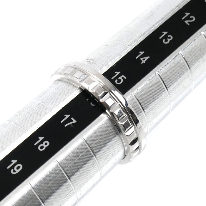 Boucheron ブシュロン K18WG ホワイトゴールド キャトル ラディアント ハーフ リング・指輪 JAL00250 15.5号 56 4.7g レディース【中古】【美品】